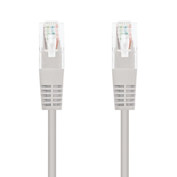 Cable de Red Latiguillo RJ45 Cat 6 UTP - 1 m · Gris