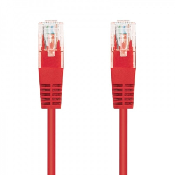 Cable de Red Latiguillo RJ45 Cat 6 UTP - 2 m · Rojo