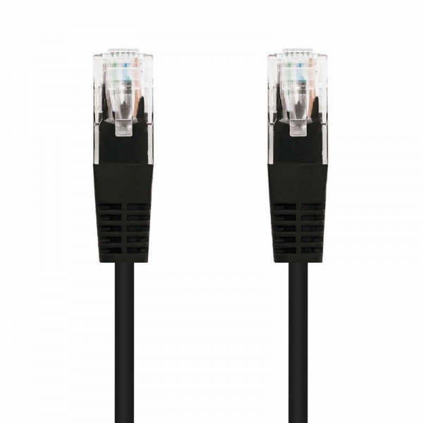 Cable de Red Latiguillo RJ45 Cat 6 UTP - 3 m · Negro