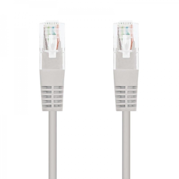 Cable de Red Latiguillo RJ45 Cat 6 UTP - 7 m · Gris