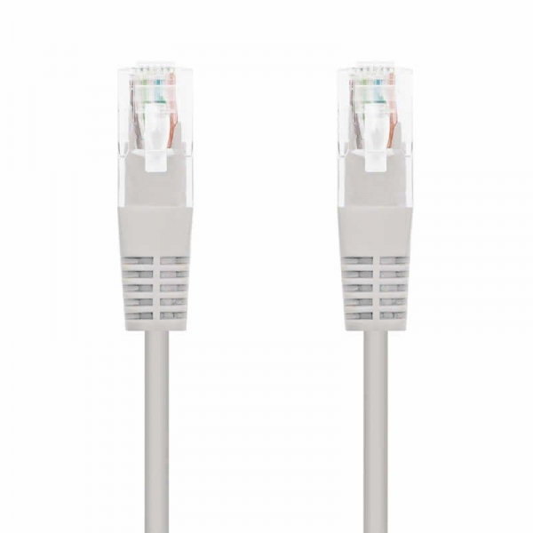 Cable de Red Latiguillo RJ45 Cat 6 UTP - 20 m · Gris