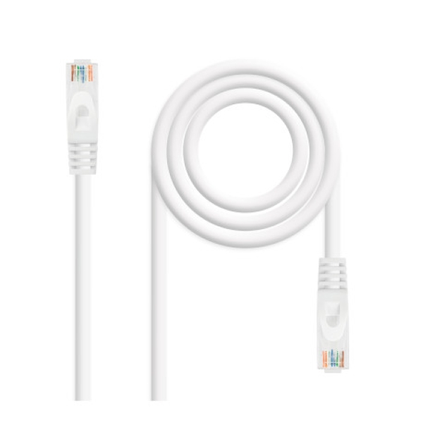 Cable de Red Latiguillo RJ45 LSZH Cat 6A UTP - 3 m · Blanco