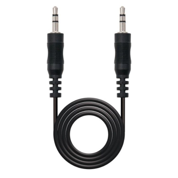 Cable de Audio Jack 3.5mm-M a Jack 3.5mm-M - 3 m · Negro