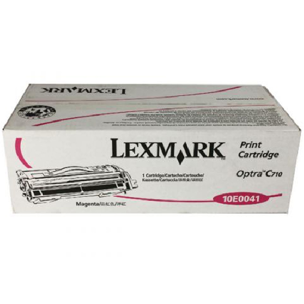 Toner original 10E0041 lexmark magenta