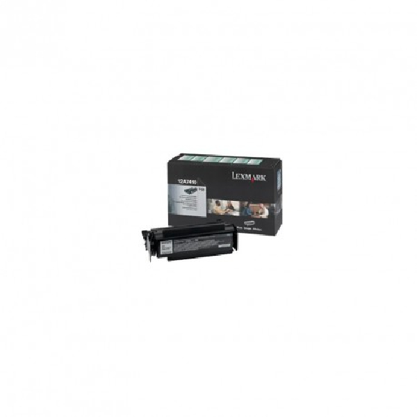 Toner original 12A7410 lexmark negro