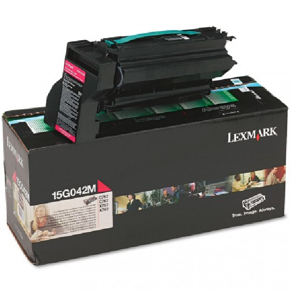 Toner original 15G042M lexmark magenta