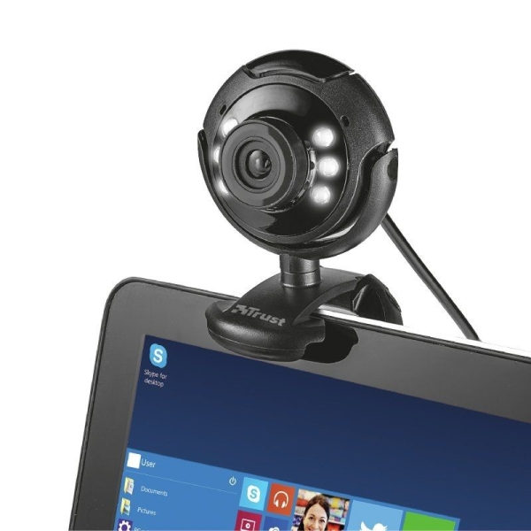 Webcam TRUST SpotLight Pro 16428 - Microfono Integrado · USB · PC/Laptop