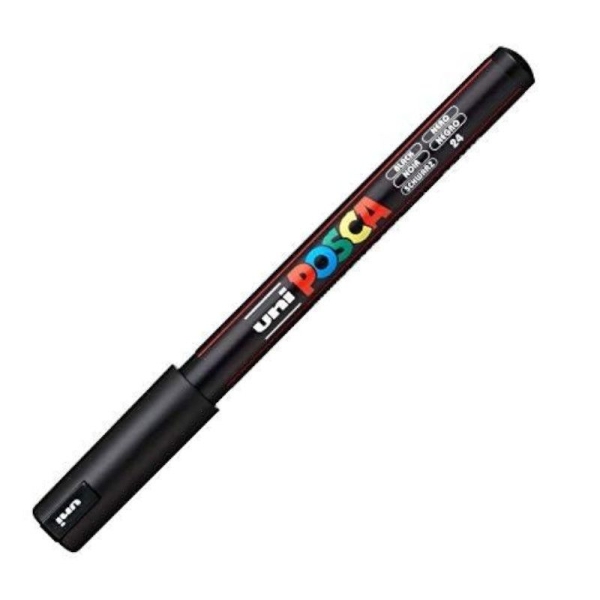 Marcador POSCA PC-1MR - 0.7mm · Negro · 6 Unidades