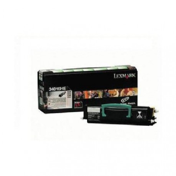Toner original 34016HE lexmark negro