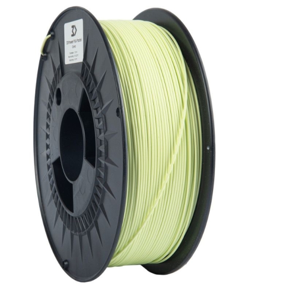 Filamento 3DPOWER PLA Pastel 1.75mm 1Kg Verde - 3DP261