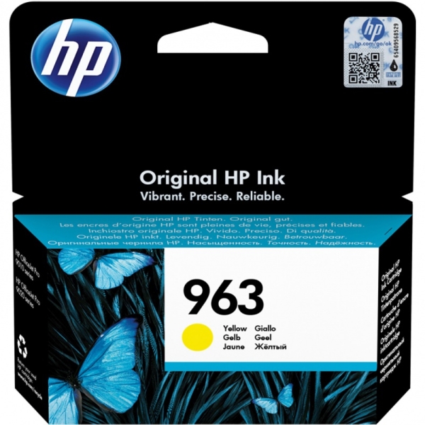 Cartucho original HP 963 Amarillo - 3JA25AE