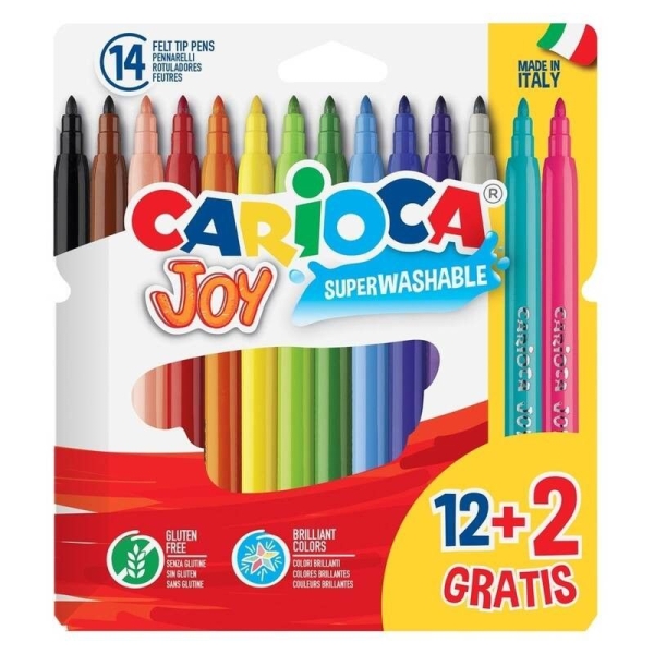 Rotuladores de Colores CARIOCA 40533 - 2.8mm · 12+2 Colores
