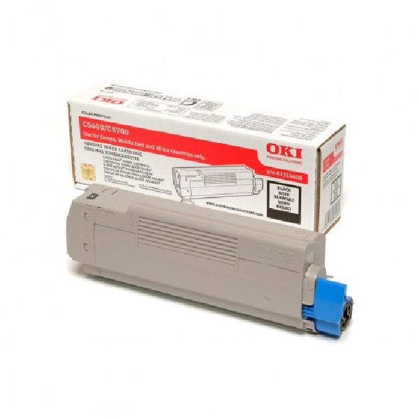 Toner original 43324408 oki negro