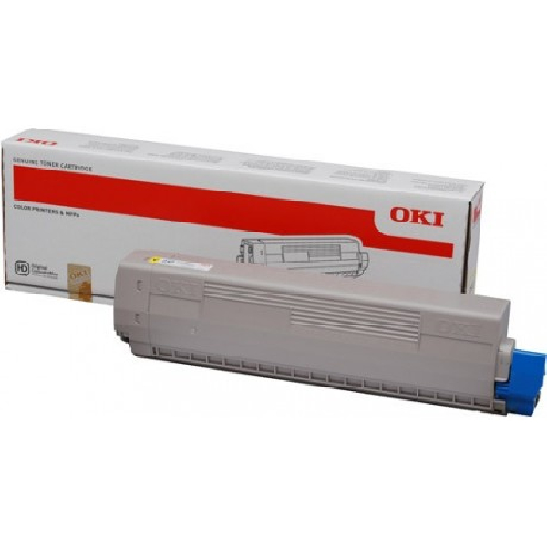 Toner original 44844505 oki amarillo