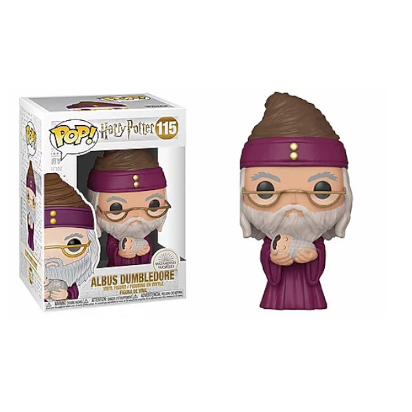 Muñeco FUNKO POP Harry Potter Dumbledore con Harry Potter de Bebe - 48067