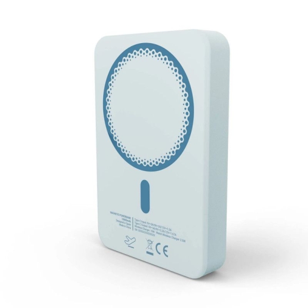 Powerbank Inalámbrica ENERGY SISTEM Magnetic - 10.000mAh · USB Tipo C · Azul