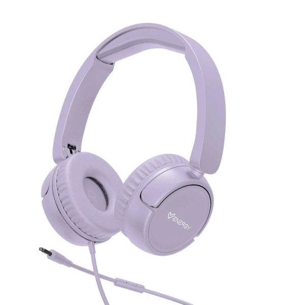 Auriculares Diadema con Cable ENERGY SISTEM Urban -Jack 3.5mm · Micrófono · Lavanda