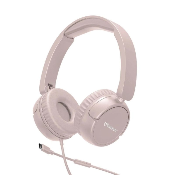 Auriculares Diadema con Cable ENERGY SISTEM Urban - USB Tipo C · Micrófono · Rosa