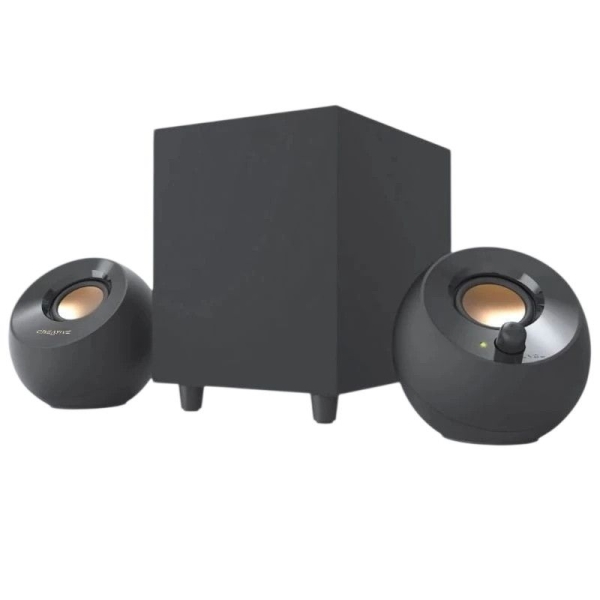 Altavoces CREATIVE Pebble Plus - Jack 3.5mm · 8W · PC/MacOS · Negro