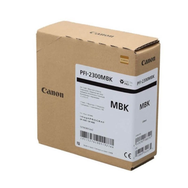 Cartucho Original CANON PFI-2300MBK Negro Mate - 5276C001