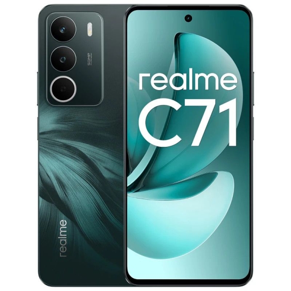 Smartphone REALME C71 - Unisoc T7250 · 6.67" · 4GB · 256GB · Android 15 · Verde