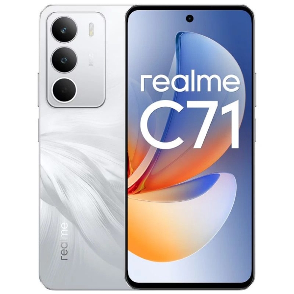 Smartphone REALME C71 - Unisoc T7250 · 6.67" · 4GB · 256GB · Android 15 · Blanco