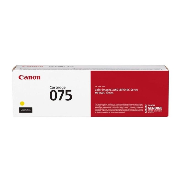 Toner Original CANON 075 Amarillo - 6362C002