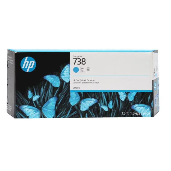 Cartucho  Original HP 738 Cian - 676M6A