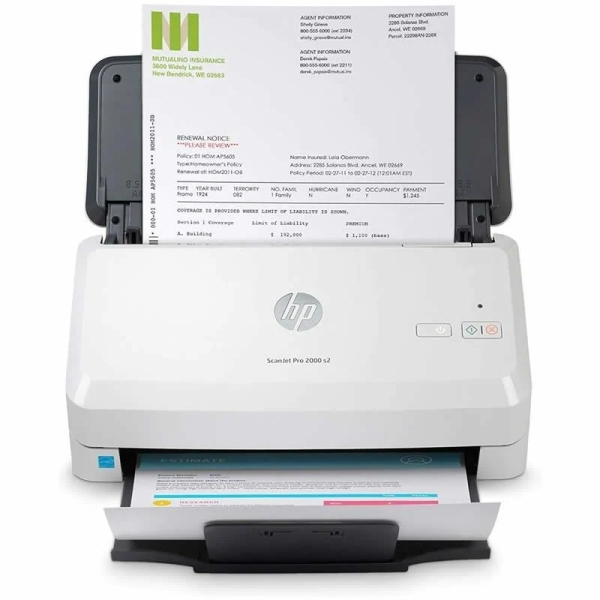 Escáner Documental HP Scanjet Pro 2000 S2 - Dúplex · ADF · 35PPM · 600ppp · USB 3.0