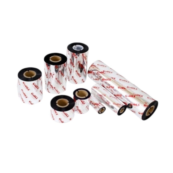 Pack 8 Rollos Cinta de transferencia Ribbon GODEX GWX 745 Mixto 110mm x 300m - 745.110.300.4.10