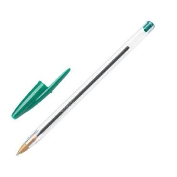 Bolígrafo BIC 8373629 - 1 mm · 50 Unidades · Verde