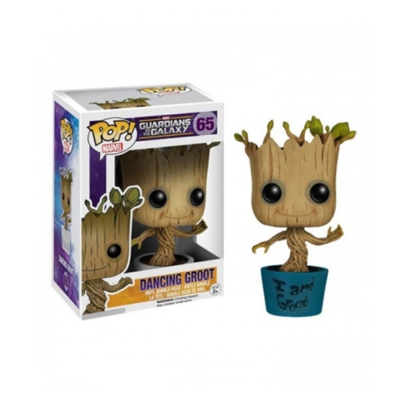 Muñeco FUNKO POP Marvel Guardianes de la Galaxia 65 Dancing Groot Exclusivo - 849803052539