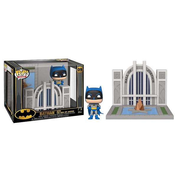 FUNKO POP Batman con el Salón de la Justicia 09 - Batman - 889698444699