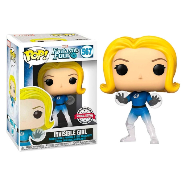 FUNKO POP Chica Invisible 567 - Los Cuatro Fantásticos Edición Especial - 889698450058