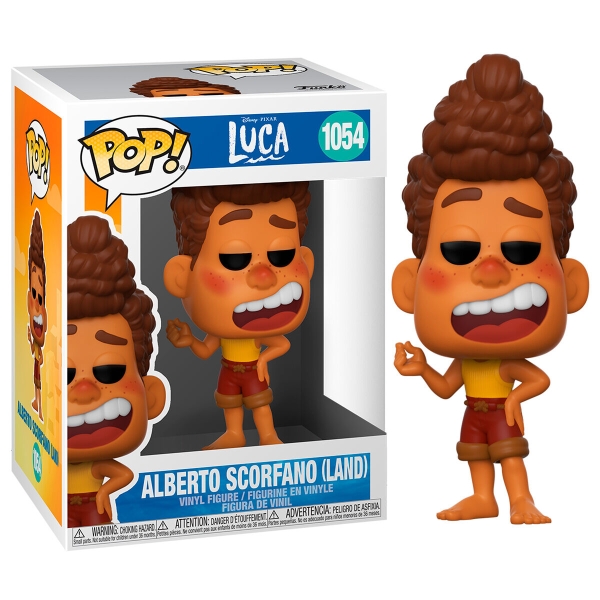 Muñeco FUNKO POP Disney Luca 1054 Alberto Scorfano Land - 889698557634