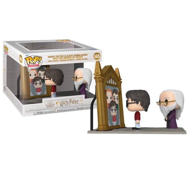 FUNKO POP Harry Potter y Albus Dumbledore frente al Espejo 145 - Harry Potter Exclusivo - 889698631440
