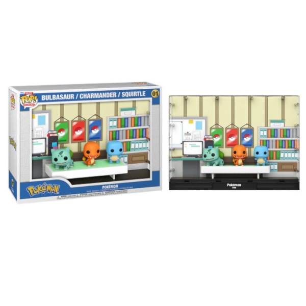 FUNKO POP Bulbasur, Charmander y Squirtle 01 - Pokémon Moment - 889698732543