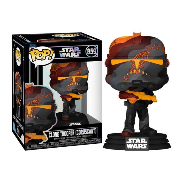 FUNKO POP Clone Trooper Coruscant 859 - Star Wars - 889698745963