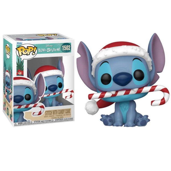 FUNKO POP Stitch con Bastón de Caramelo 1502 - Lilo y Stitch - 889698800365