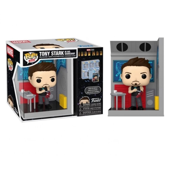 FUNKO POP Tony Stark en su Taller - Iron Man Sujeta Libros - 889698862448