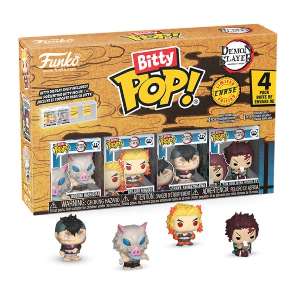 BITTY POP Demon Slayer Series 3 - 4 Figuras - 889698869515