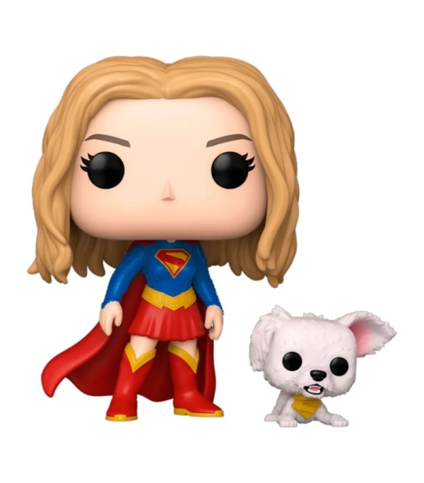 FUNKO POP Supergirl with Puppy Krypto 633 - DC Comics - 889698908016