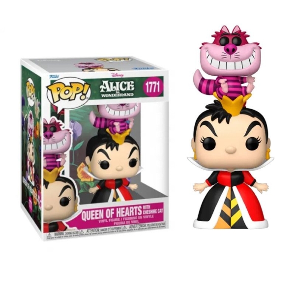 FUNKO POP Reina de Corazones con Gato Cheshire 1771 - Alicia en el País de las Maravillas - 889698932035