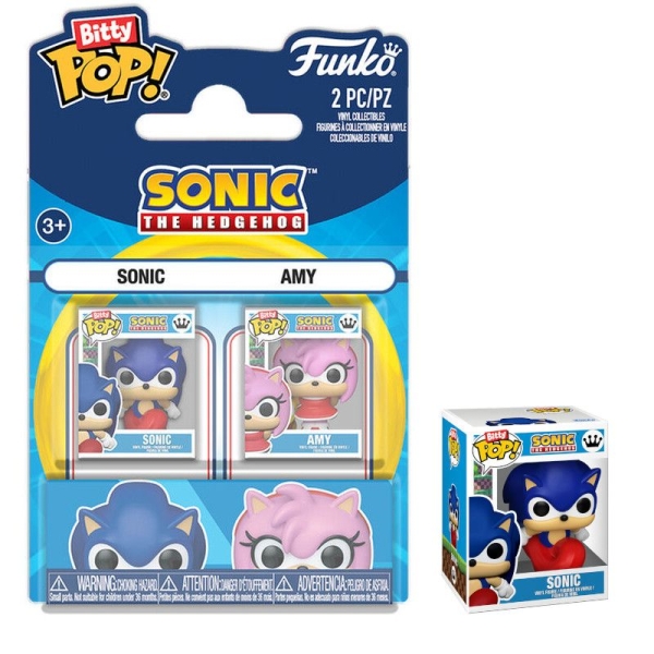 Pack 2 BITTY POP Sonic y Amy Rose - Sonic - 889698940825