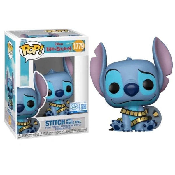 FUNKO POP Stitch con Pelicula 1779 - Lilo y Stitch - 889698941266