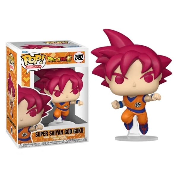 FUNKO POP Super Saiyan God Goku 2492 - Dragon Ball Z - 889698947466