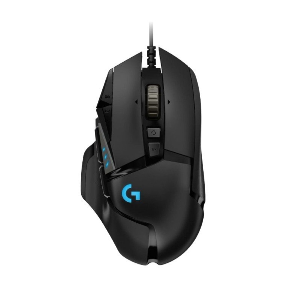 Ratón con Cable LOGITECH G502 - USB · 25600DPI · Negro
