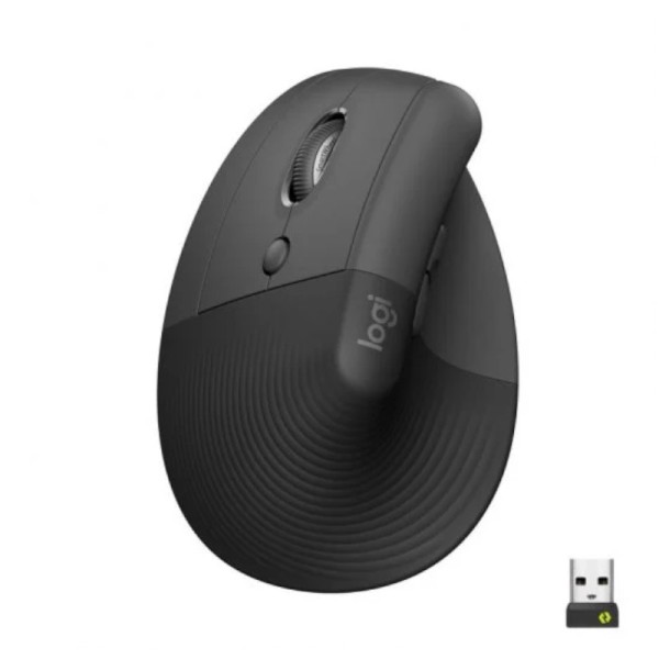 Ratón Inalámbrico Ergonómico LOGITECH Lift Vertical Zurdos - USB · Bluetooth · 4000DPI · Negro