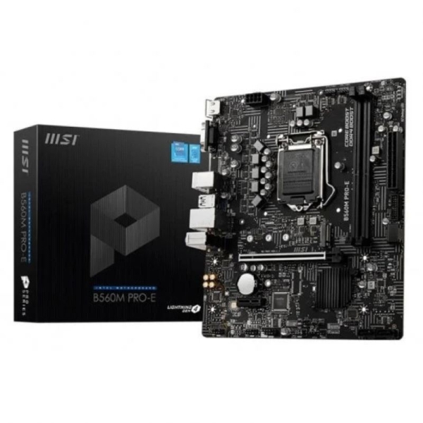 Placa Base MSI B560M PRO-E - Socket LGA 1200 · 2xDDR4 · Micro ATX