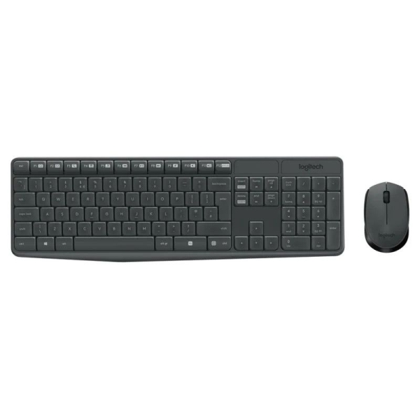 Pack Inalámbrico LOGITECH MK235 - USB · Teclado y Ratón · Negro